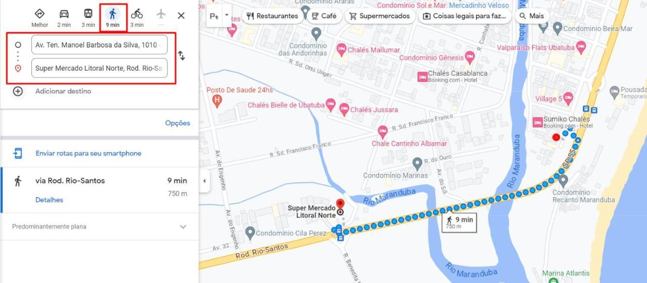 Apartamento Ubatuba 150M Do Mar Maranduba Ngoại thất bức ảnh